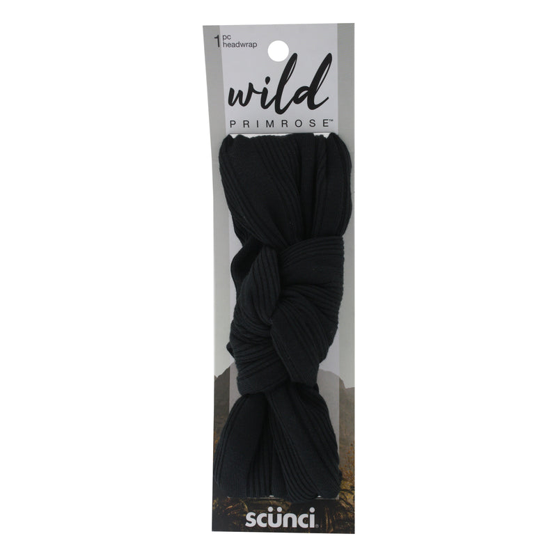 Scunci Wild Primrose Knotted Headband, Black 1-Piece