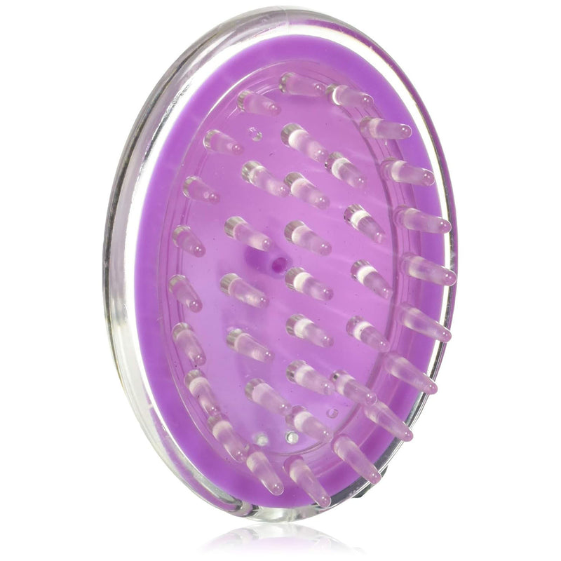 BaBylissPRO Scalp Massage Brush - Soft Bristles for Relaxing Scalp Stimulation, Detangling, and Shampoo Application (Color May Vary)