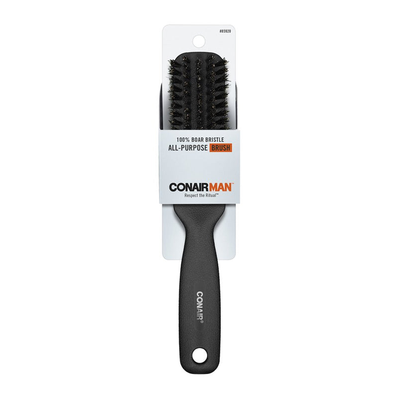 Conair Man All-Purpose Boar Bristle Brush, 1-Count