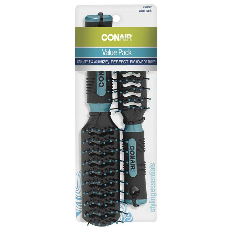 Conair Professional Hair Brush Set, 2-Pieces