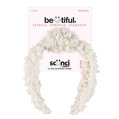 Scunci be-u-tiful Floret Headband - Cream